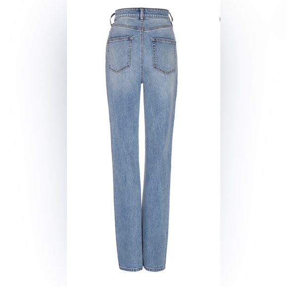 BNWT High Rise Straight Leg Jeans - Picture 2 of 2
